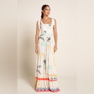 Agua By Agua Bendita Astral Story Herbarium Maxi Dress